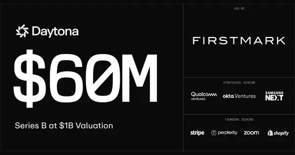 Daytona Raises US$60 Million Series B at US$1 Billion Valuation