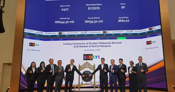 EcoSys Debuts on Bursa Malaysia’s ACE Market
