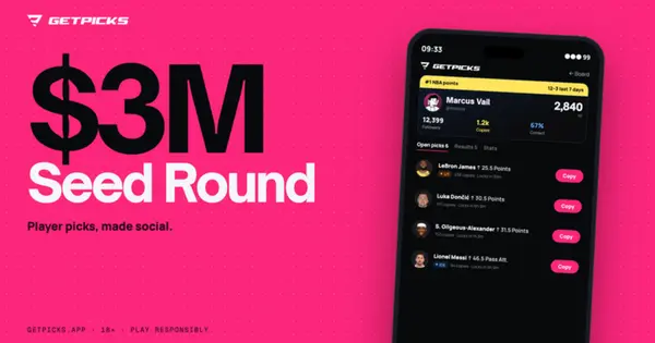 GetPicks Raises $3 Million to Expand Social Fantasy Sports Platform