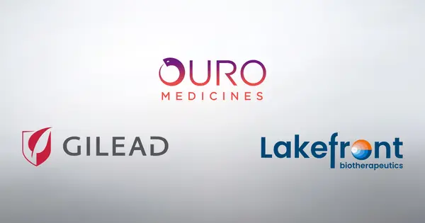Gilead and Lakefront Complete Ouro Medicines Acquisition