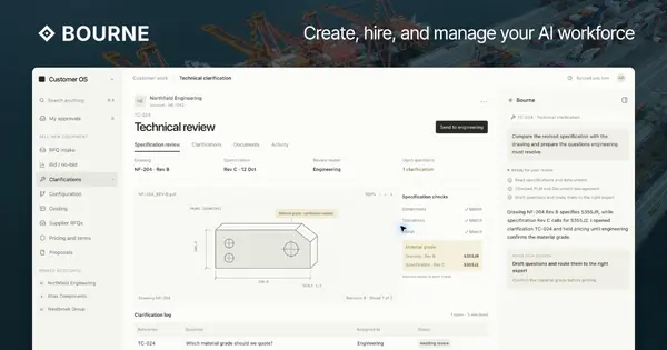 HockeyStack Team Launches Bourne AI Labor Platform