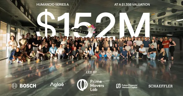 Humanoid Raises $152M Series A to Become Europe's First Humanoid Robotics Unicorn