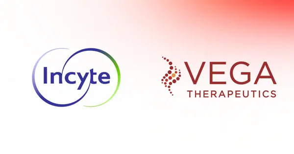 Incyte Completes $1.25 billion Vega Therapeutics Acquisition