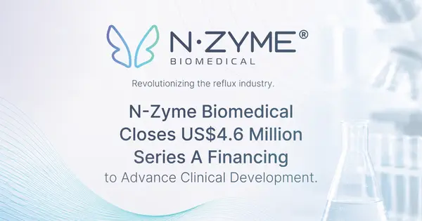 N-Zyme Biomedical Raises $4.6 Million in Series A