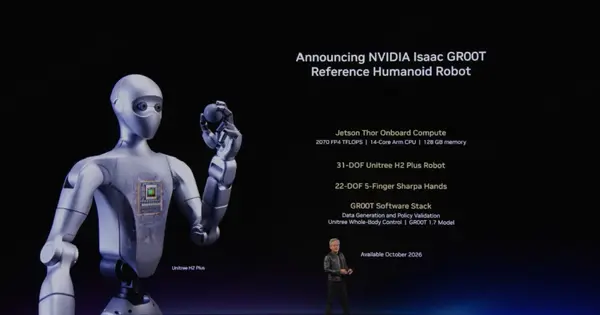 NVIDIA Unveils Isaac GR00T Humanoid Robot Reference Design With Sharpa Hands