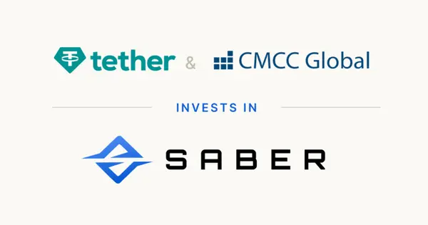 Saber Money Secures Strategic Funding from Tether and CMCC Global Titan Fund