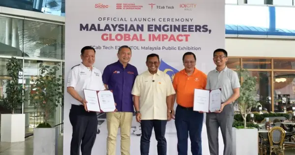 TCab Tech and Sidec Sign MoU to Advance E20 EVTOL in Malaysia